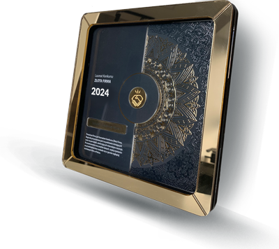 Certyfikat Złotej Firmy 2024