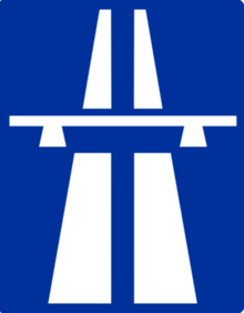 Znak autostrady
